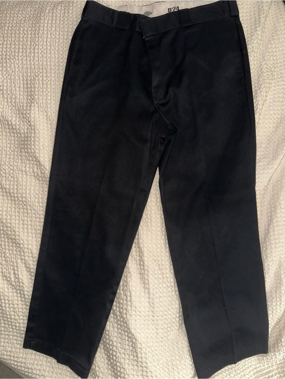 Dickies Men’s Black Work Pants - Classic 874 Fit